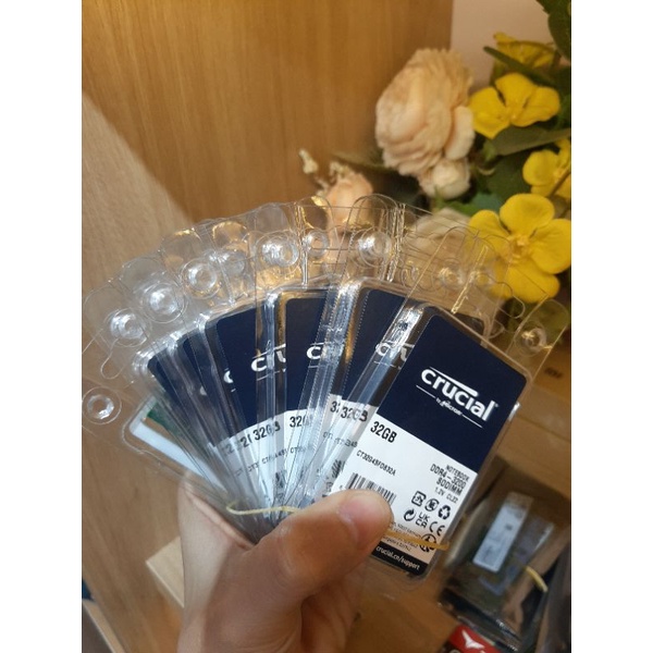 RAM Laptop DDR4 Crucial 3200Mhz - 32GB - Bảo hành 36 tháng