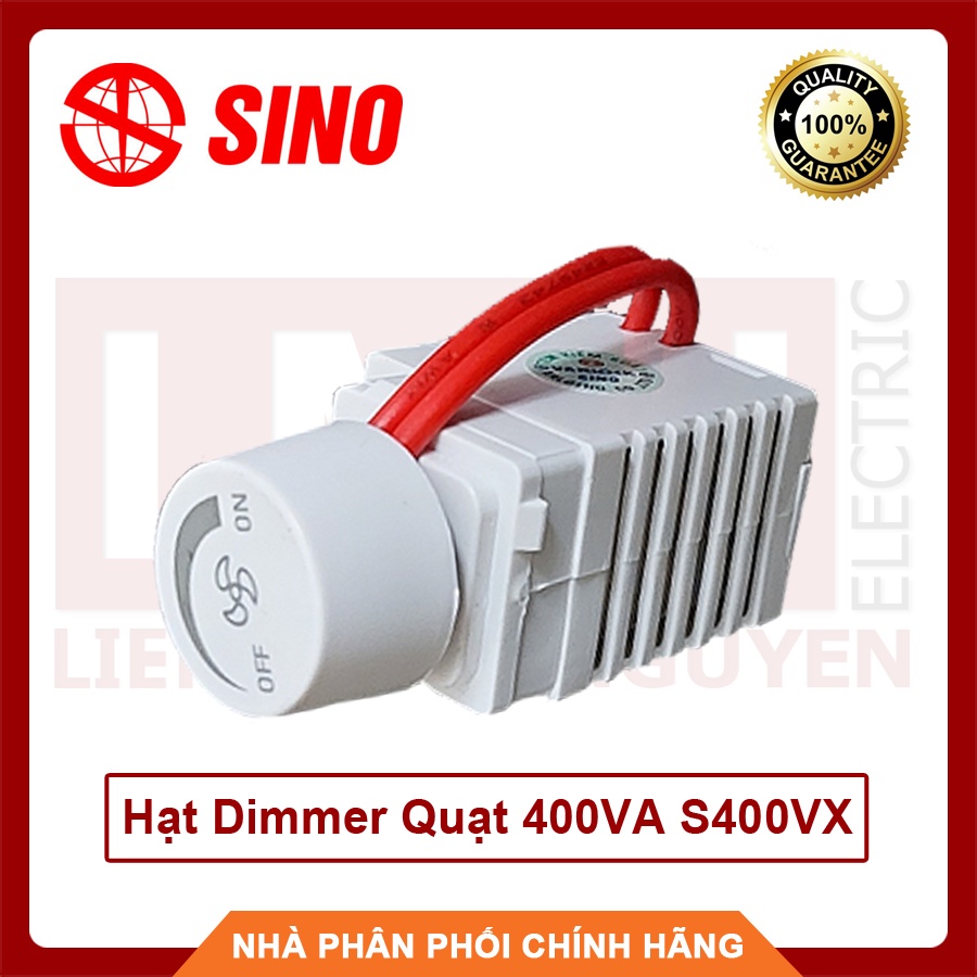 SINO Hạt Dimmer Quạt 400VA S400VX - Hàng Việt Nam, Chất Lượng Cao