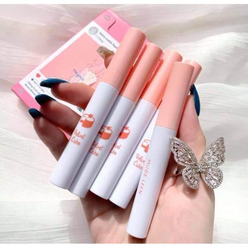 Set Son 5 Cây Muge Leen Cô Gái Meyoco Retro Matte Liquid | BigBuy360 - bigbuy360.vn