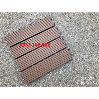 Sàn Lót Ban Công - COMBO 10 miến sàn gỗ nhựa composite chịu nước, UV