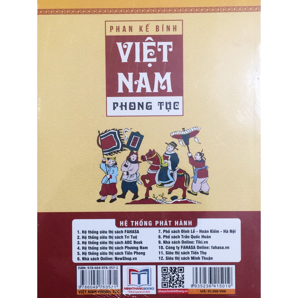 Sách - Việt Nam phong tục (bìa mềm)