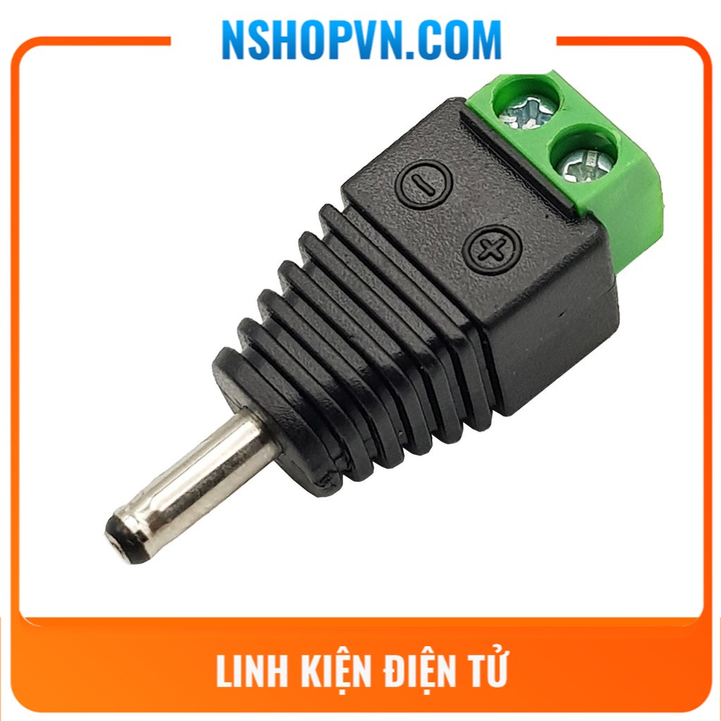 Jack DC đực 3.5x1.35 mm đầu vào cổng Domino