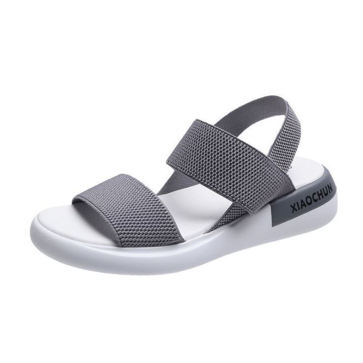 Sandal nữ quai ngang WOMENSTORY đế siêu nhẹ 3cm - Dép nữ mùa hè dáng thể thao chắc chắn cực kì êm chân