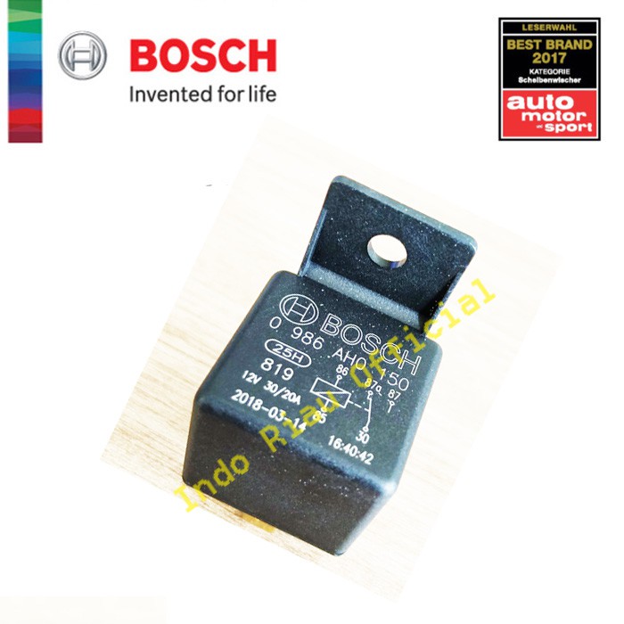 Rơ Le Bosch 5 Chân 12v 30a 5 Pins 12v 30a 0986ah0150 Good