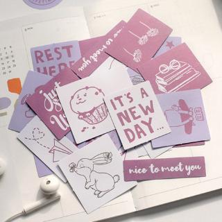 Set 60 Miếng Dán Trang Trí Sổ Lưu Niệm