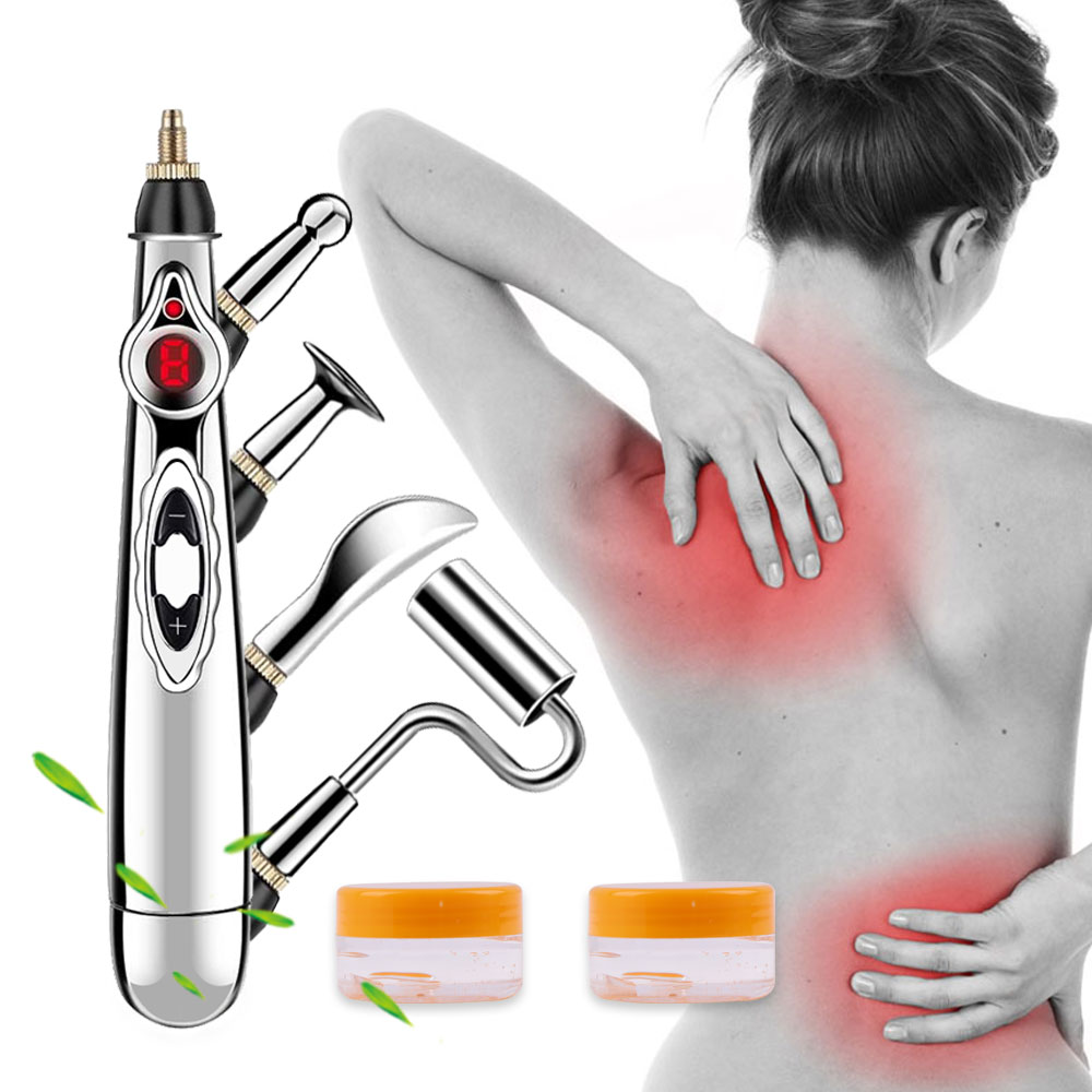 Bút massage liệu pháp giảm đau bằng laser 3 / 5 đầu tiện lợi