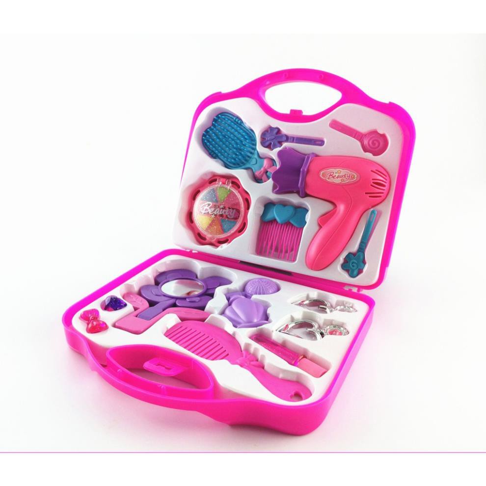 Đồ chơi trẻ em, Vali đồ chơi bác sĩ, vali đồ chơi trang điểm cho bé, chất liệu nhựa ABS an toàn với trẻ