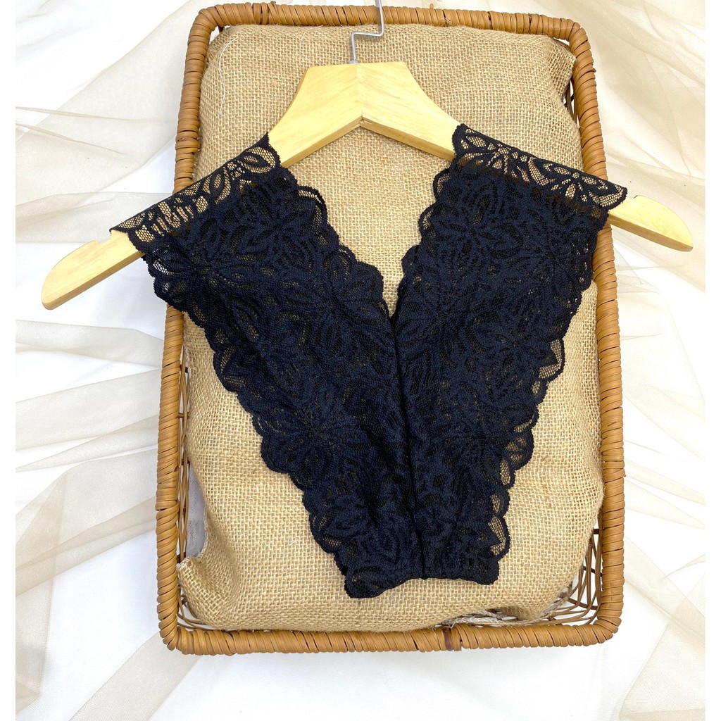 [CHE TÊN] Bộ đồ lót ren Bralette màu đen đơn giản có mút mỏng, cực quyến rũ, hình thật shop tự chụp BRAHY 051 | BigBuy360 - bigbuy360.vn