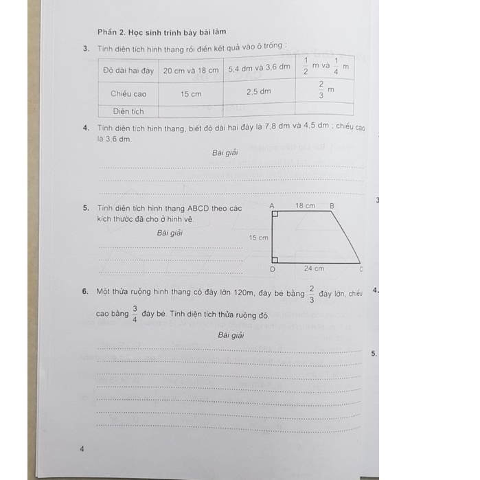 Sách - Bài tập cuối tuần toán lớp 5 tập 2- NXB Giáo dục