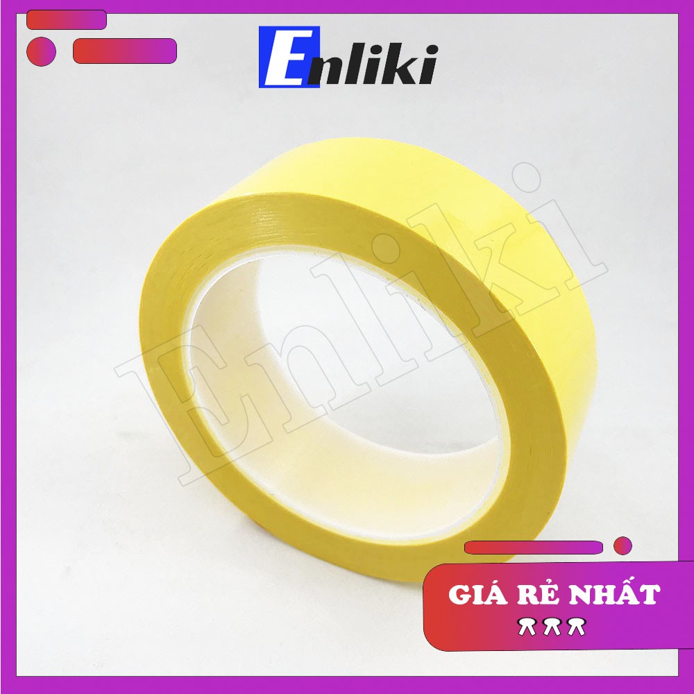 Băng Dính Nhiệt Chịu Màu Vàng 15-60mm