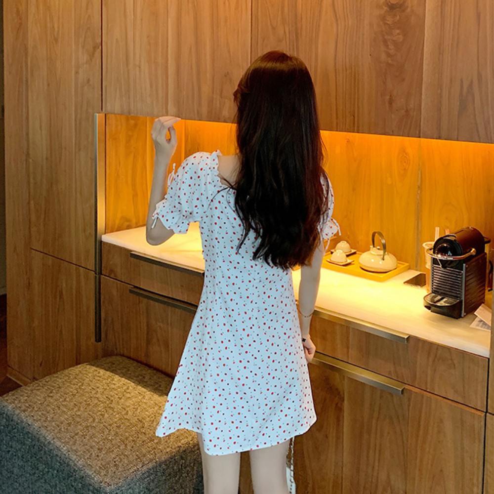 Đầm nữ , váy nữ họa tiết chấm bi dáng suông phong cách thời trang nhẹ nhàng TMODE.SHOP | BigBuy360 - bigbuy360.vn