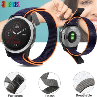 Dây đeo nylon bện cho đồng hồ Fenix 6 20mm 22mm S60 Garmin Fenix 6 6S Pro/5 5S/Instinct/Forerunner 935/Approach S60
