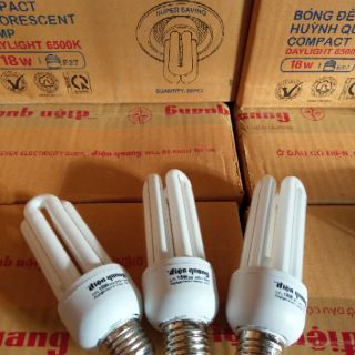 Com bo 2 bóng Đèn Compact 18w điện quang