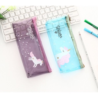 Bóp viết Unicorn trong suốt