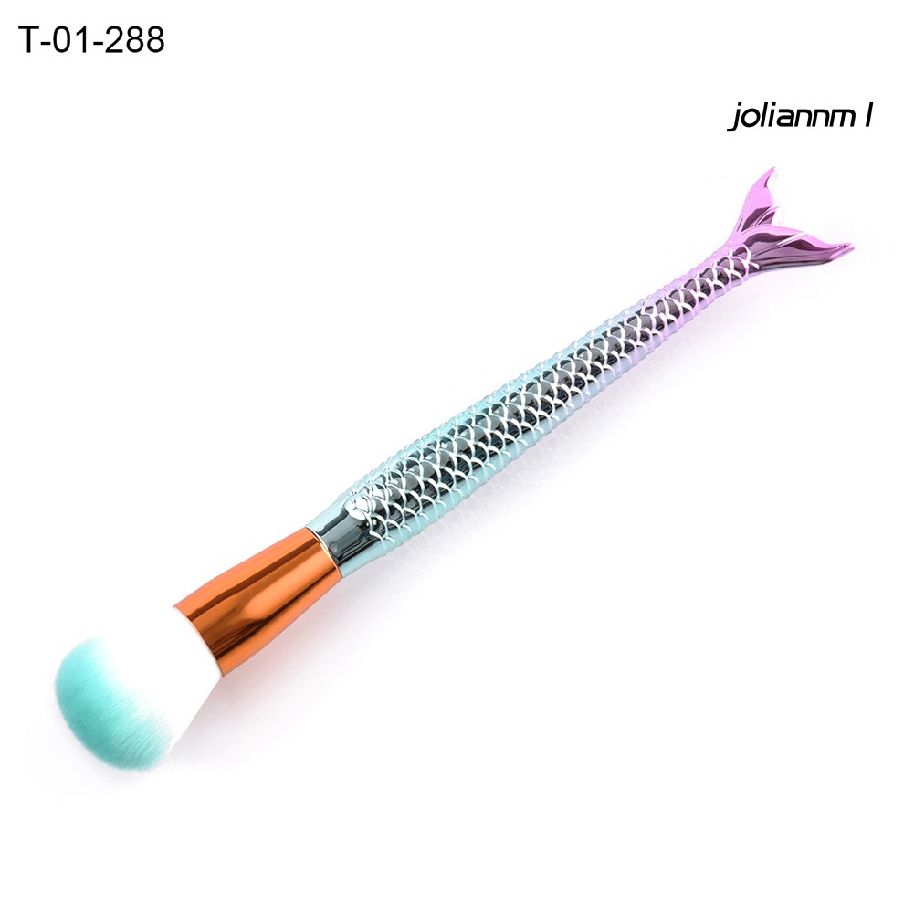 Set cọ trang điểm nền/ má hồng phong cách nàng tiên cá độc đáo