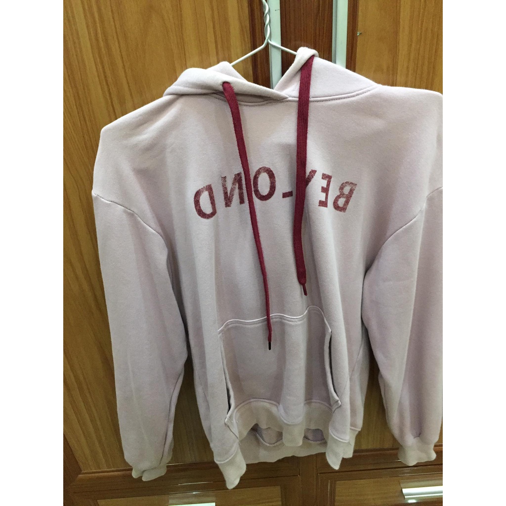 Áo hoodie pass 60k màu hồng