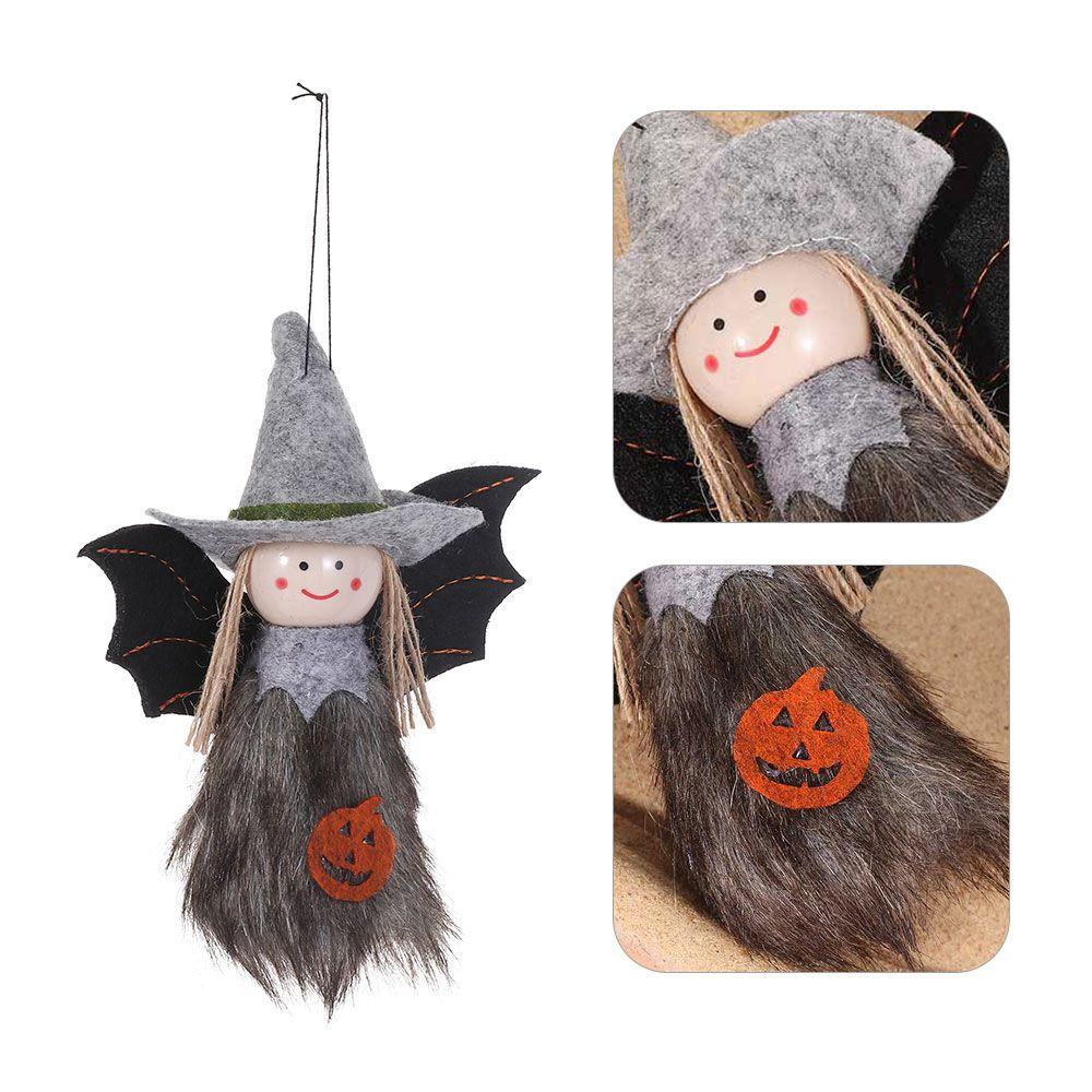 Búp Bê Nhồi Bông Hình Cánh Thiên Thần Trang Trí Cây Thông Giáng Sinh Halloween