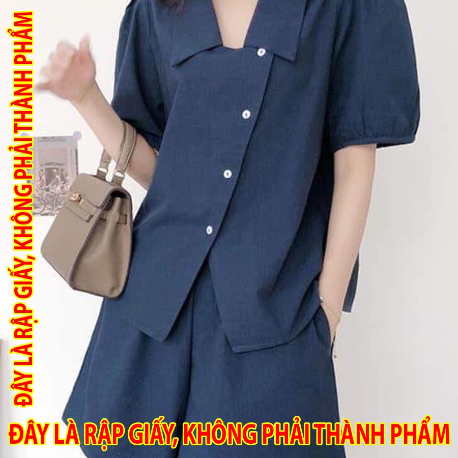 Rập Giấy G0004 - Set Summer Áo vạt chéo