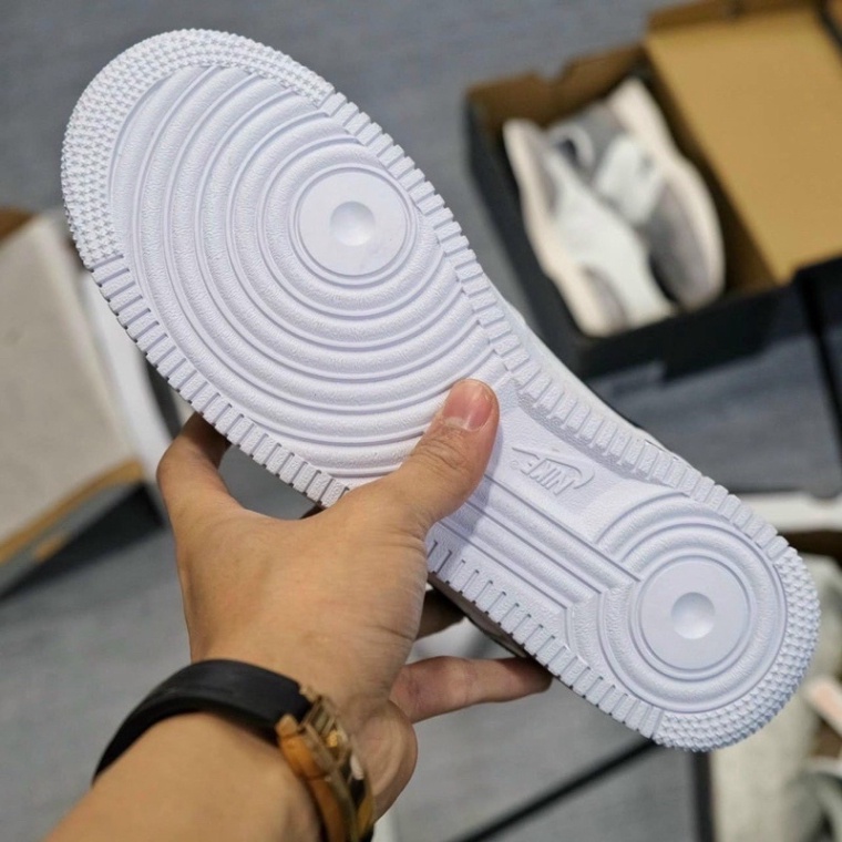 Giày Air Force 1 Vệt Đen,Giày AF1 trắng móc đen hàng đẹp dành cho Nam Nữ