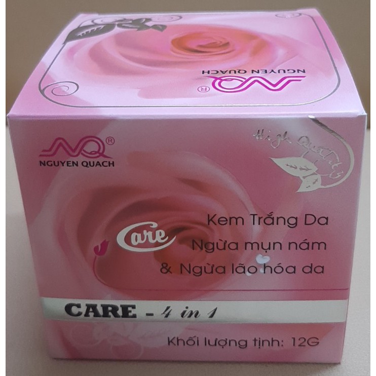 Kem Nguyễn Quách trắng da ngăn ngừa mụn nám, tái tạo da  - Bông Hồng 12g