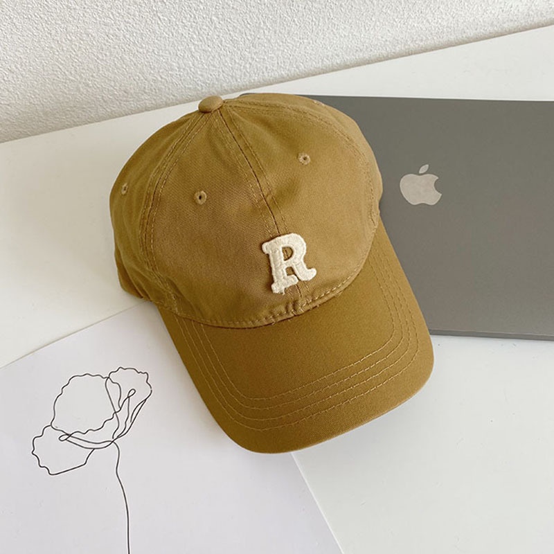 Mũ Lưỡi Trai Chống Nắng In Chữ Blogger R Màu Trắng Kiểu Nhật Hàn Thời Trang Mùa Hè Cho Nữ