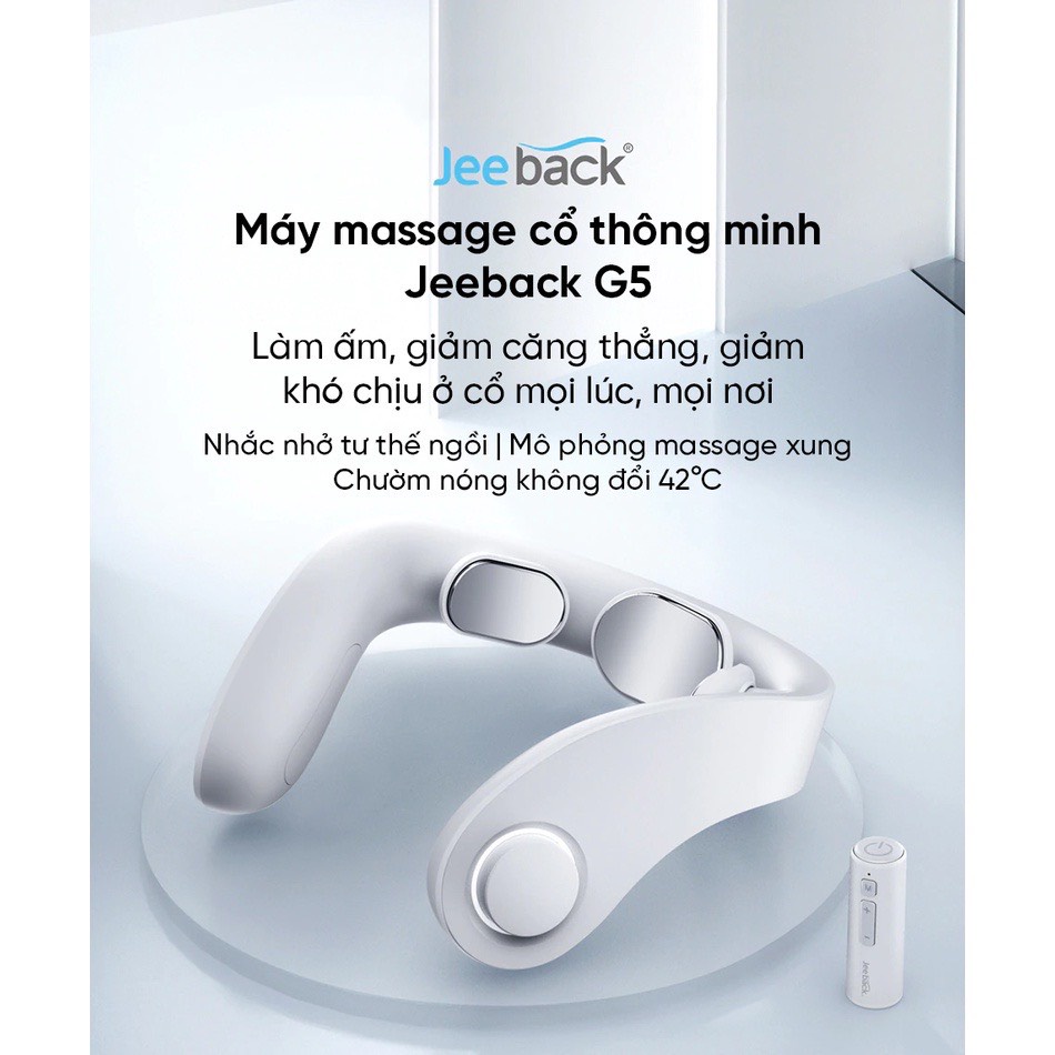 [SẴN HÀNG | HỎA TỐC] Máy Massage Cổ Xiaomi Jeeback G5 G3 KHÔNG DÂY - Fullbox