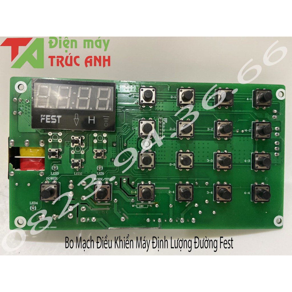 Fest rc16 -  Bảng mạch định lượng đường Fest RC16 - Van máy định lượng đường Fest RC16