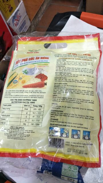 Bột ngũ cốc ăn kiêng Việt Đài( tặng yến mạch ăn liền 100g)