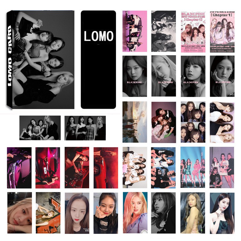 Lomo card nhóm Blackpink và các từng thành viên