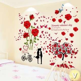 Decal dán tường Trang trí phòng ngủ