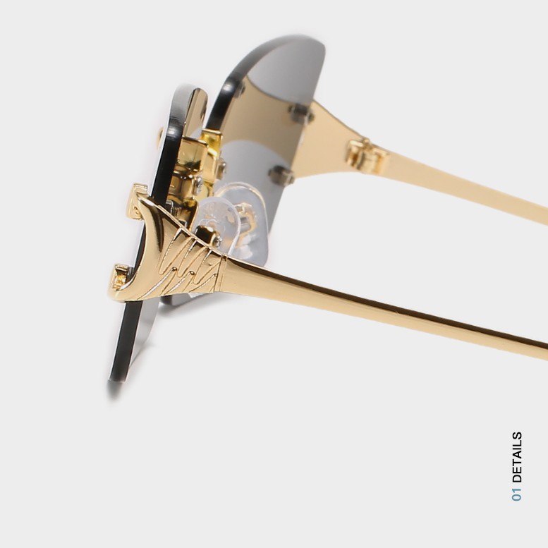 Kính Râm Nam Nữ Không Gọng Chống Tia Uv400 Thời Trang 2020 | BigBuy360 - bigbuy360.vn