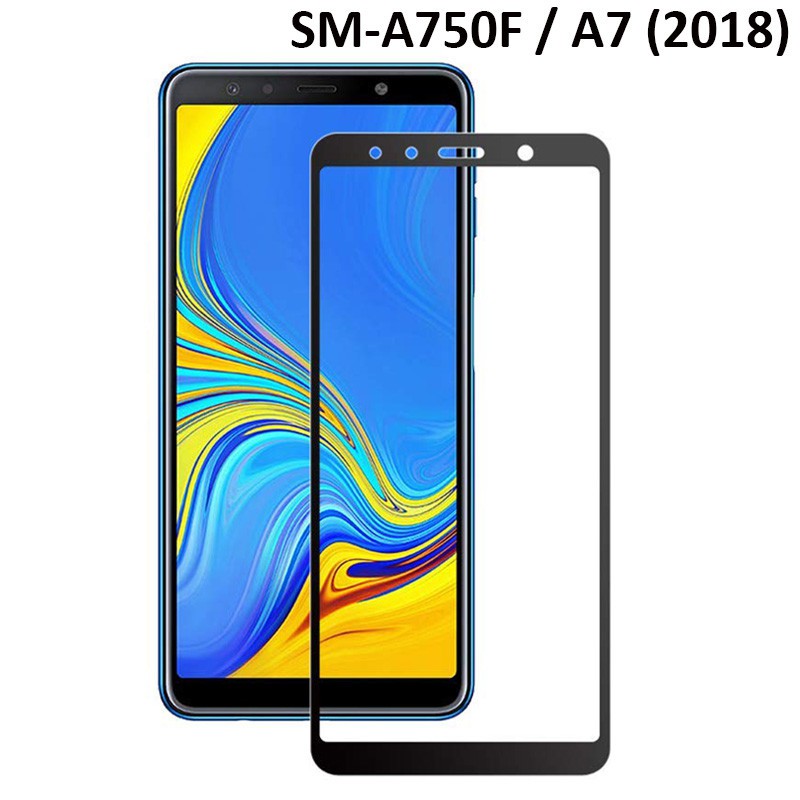 Miếng dán cường lực full màn hình Samsung Galaxy A7 2018
