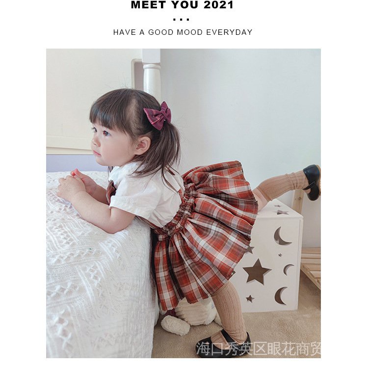 Chân Váy Ngắn Phong Cách Preppy Dành Cho Bé Gái Học Sinh 2021