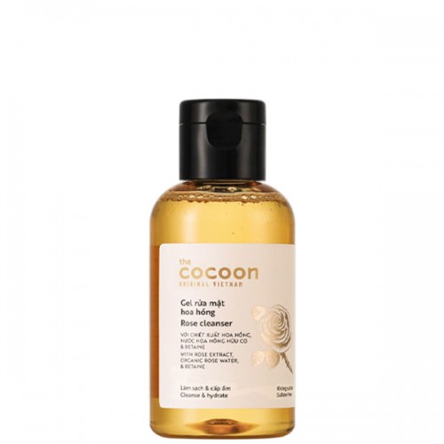 Sữa rửa mặt hoa hồng Cocoon 140ml dành cho da khô
