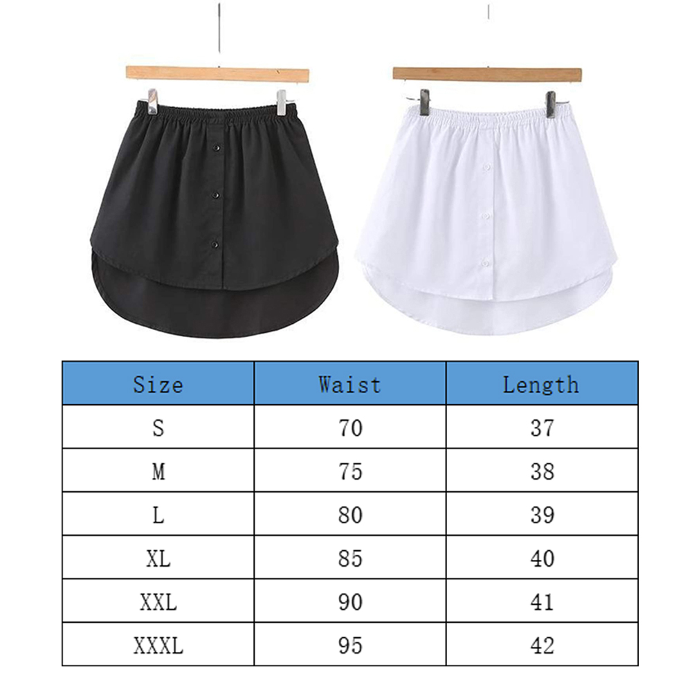 Shirt False Hem Versatile Layering Fake Top