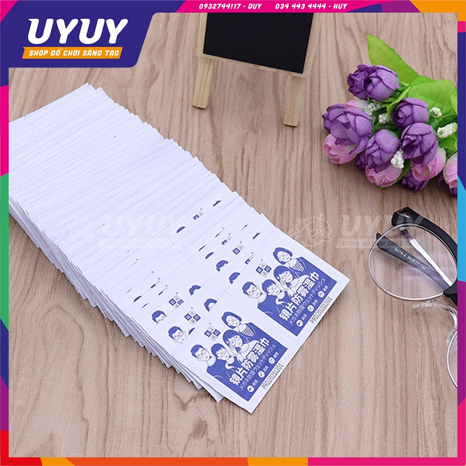 Khăn ướt lau kính siêu sạch có Nano phủ tránh mờ sương hỗ trợ khi trời mưa