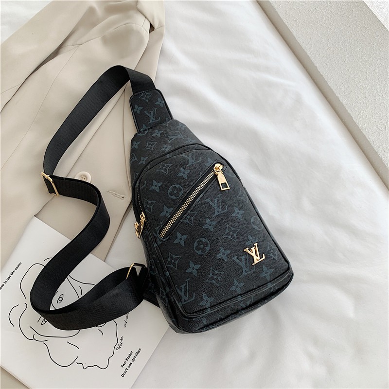 Túi Đeo Chéo Trước Ngực Màu Nâu Thời Trang Nam Nữ Trẻ Trung Lv6689 | BigBuy360 - bigbuy360.vn