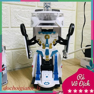 Xe ô tô cứu thương biến hình robot chạy pin