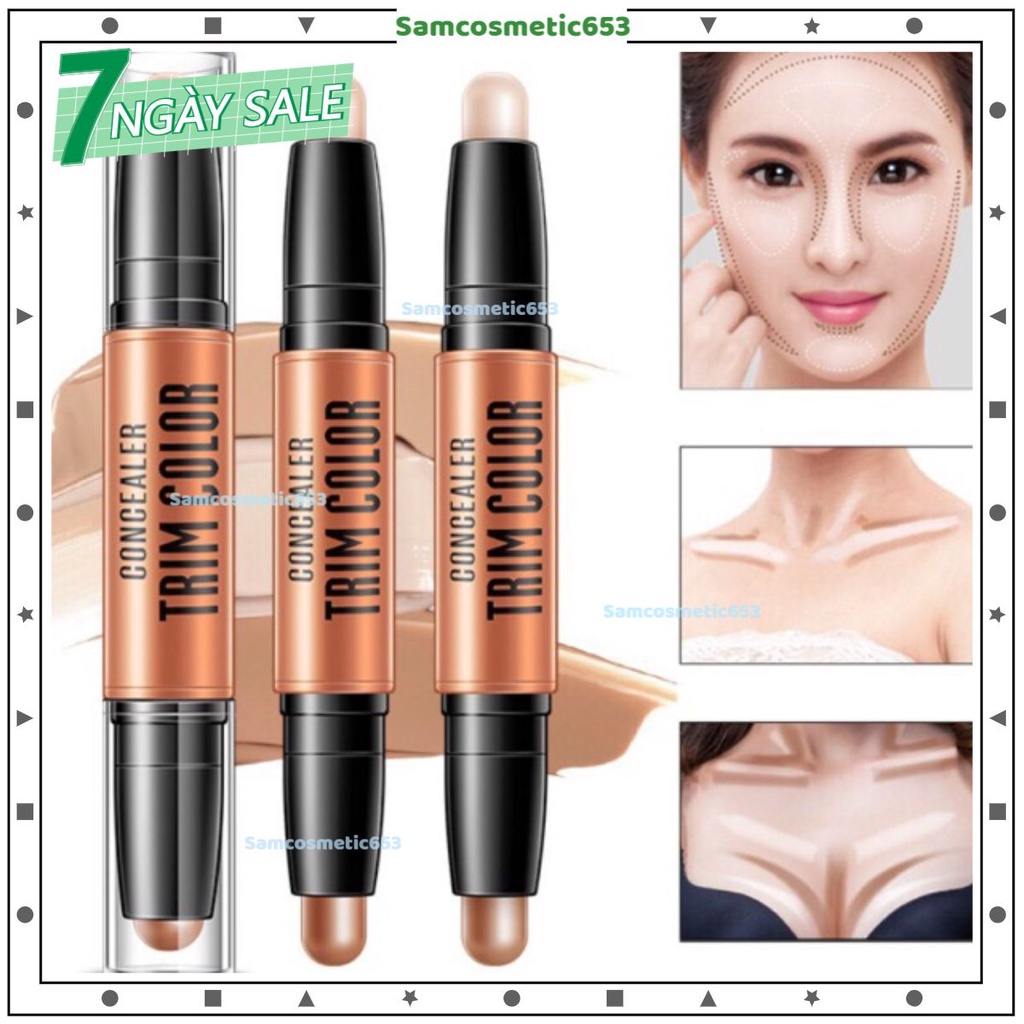 "HOT" # Cây Che Khuyết Điểm 2 Đầu Tạo Khối 2light Đa Năng Tiện Dụng✨::..