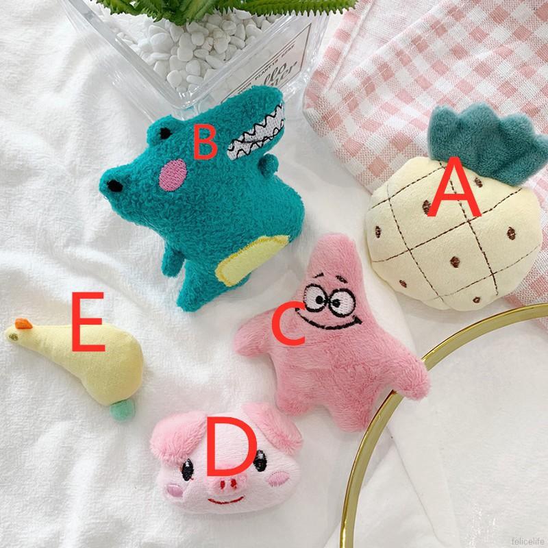 Ghim cài trang trí áo kiểu thú nhồi bông felicelife đáng yêu