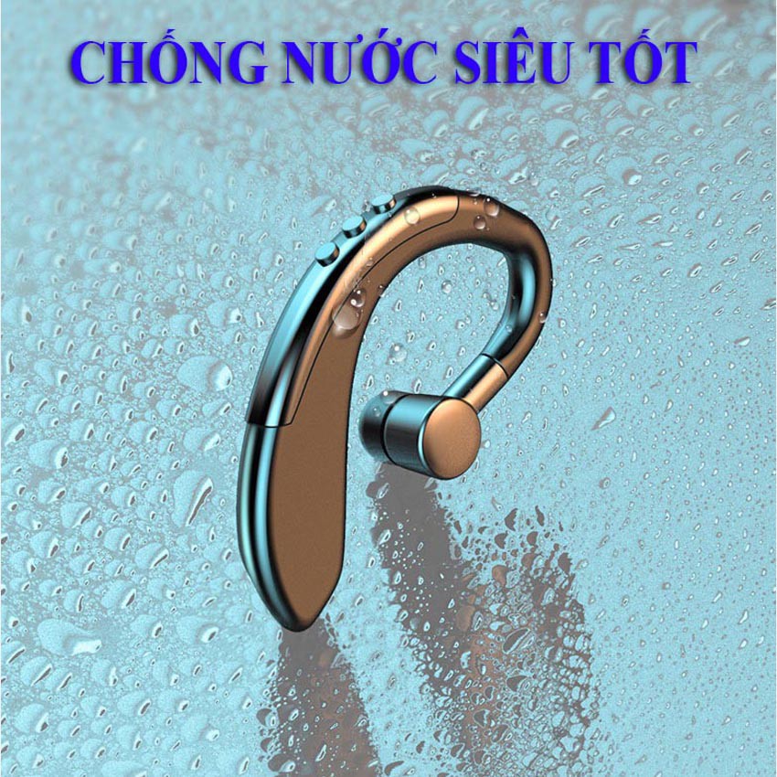 Tai Nghe Bluetooth Móc Tai 💕 Pin Trâu Đàm Thoại 20 Giờ - Sạc Siêu Nhanh 20 Phút 💕 Kén Sạc Kiêm Sạc Dự Phòng 1200mAh