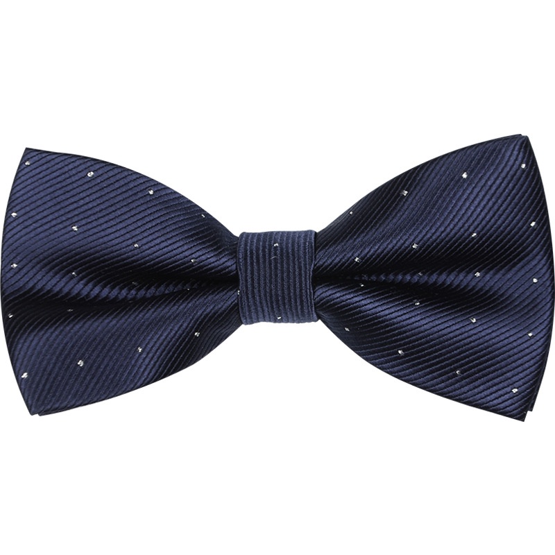 Cà Vạt Nơ Họa Tiết Ngôi Sao Màu Đỏ / Bạc Phong Cách Anh Quốc Cao Cấp Cho Chú Rể