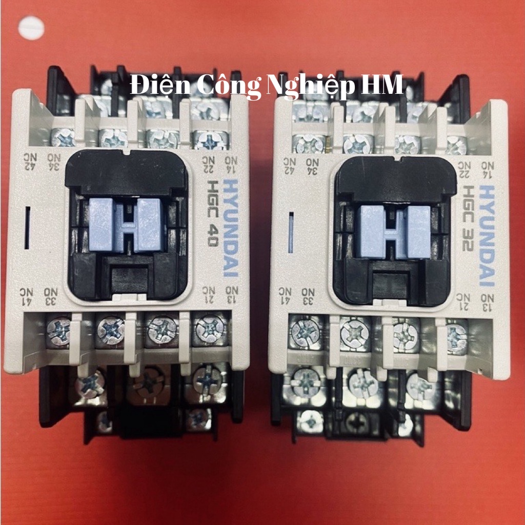 Contactor Khởi động từ 3 Pha Hyundai 32A, 40A - Hàng Chính Hãng, Hyundai 3P HGC-32/HGC-40