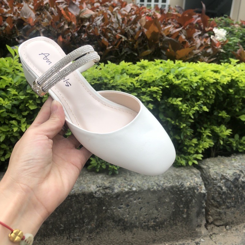 Giày sandal tiện lợi mũi vuông 3 phân phối quai đá