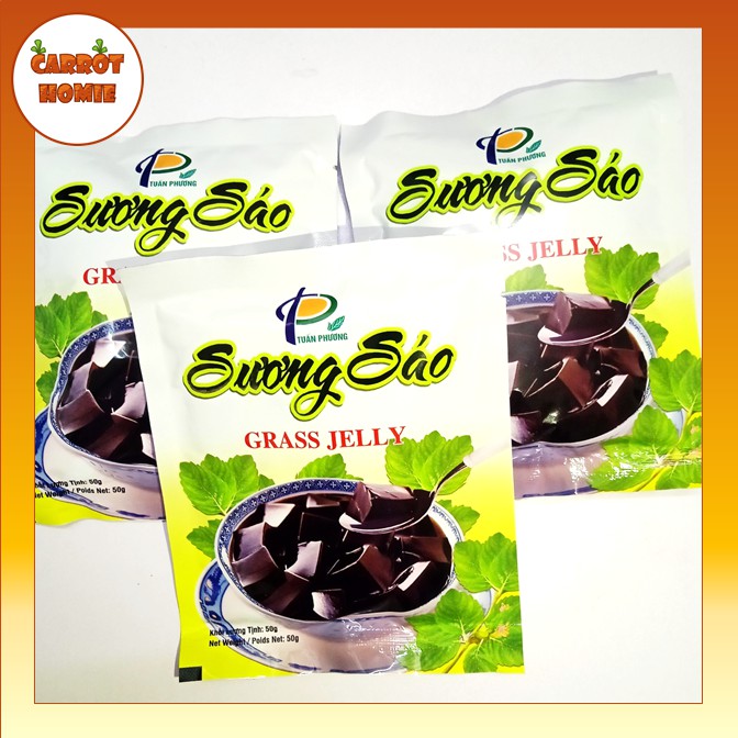 Bột sương sáo đen 50g mẫu mới