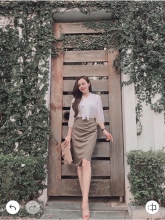 Chân váy xẻ dành cho nữ ( 2 màu )