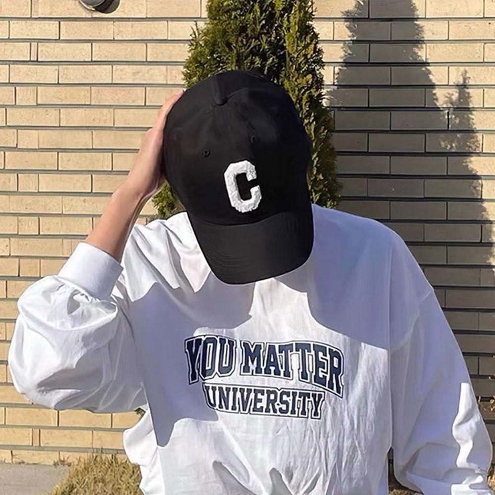 Mũ Lưỡi Trai Thêu Chữ C Phong Cách Retro Thời Trang Xuân Hè Cho Nam