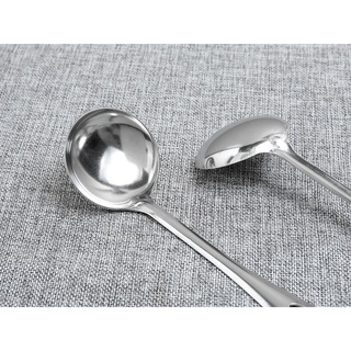 Vá múc canh, Vá inox cán dài