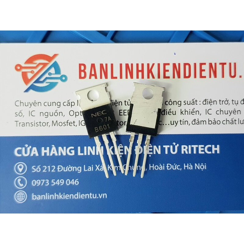[Combo 2 chiếc] B601 2SB601 Transistor PNP 100V 5A TO-220