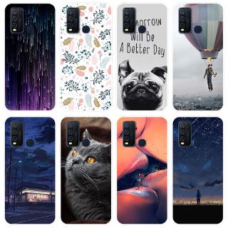 Ốp điện thoại TPU silicone mềm họa tiết hoạt hình cho VIVO Y50